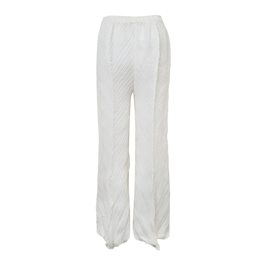 Wrinkled Twisted Pleated Pants