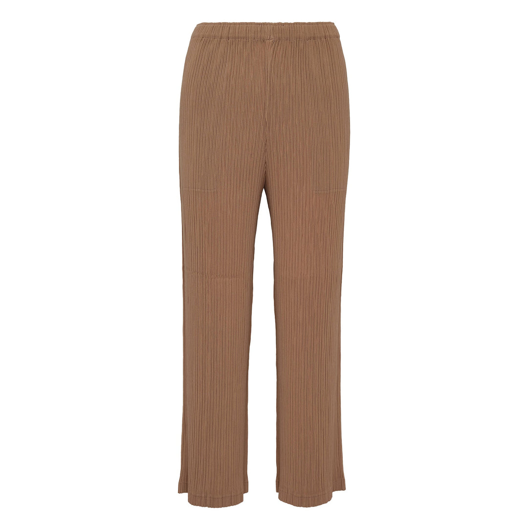 Hatching Bottoms Pleated Pants