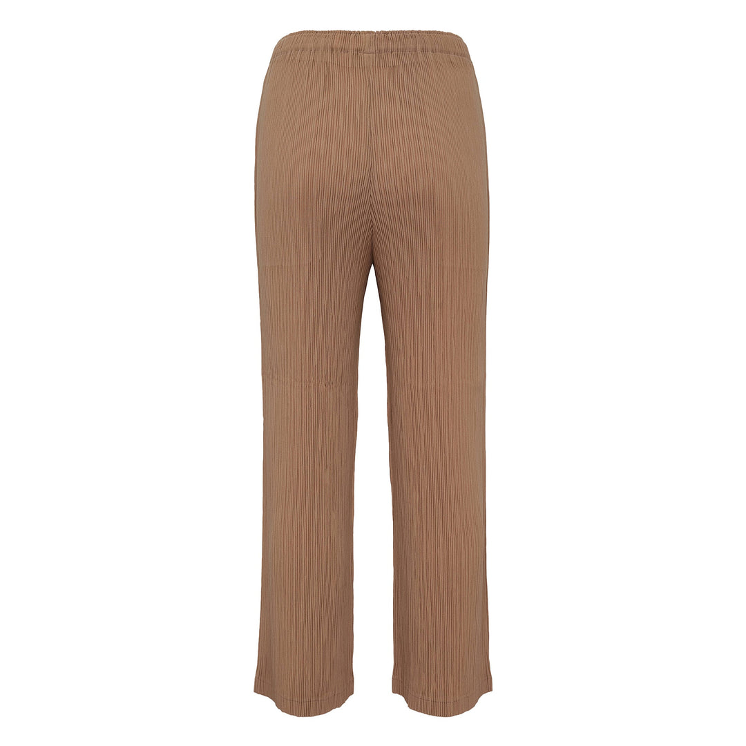 Hatching Bottoms Pleated Pants