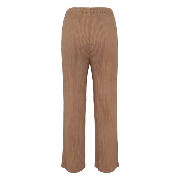 Hatching Bottoms Pleated Pants