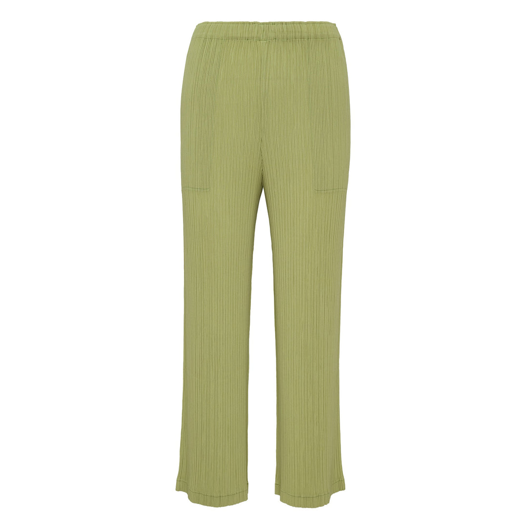 Hatching Bottoms Pleated Pants