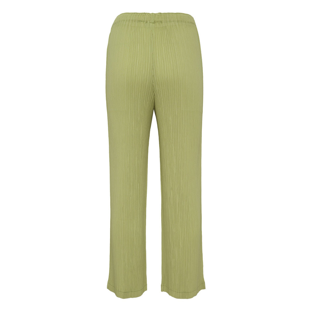 Hatching Bottoms Pleated Pants