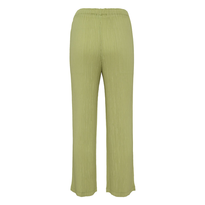 Hatching Bottoms Pleated Pants