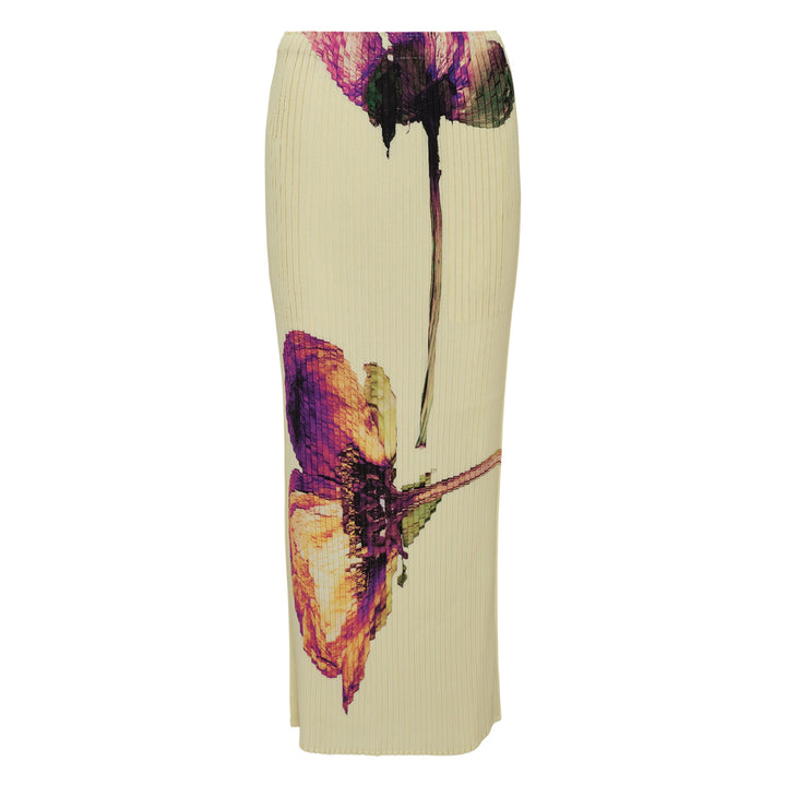 Pressed Flora Pleats Pleated Skirt