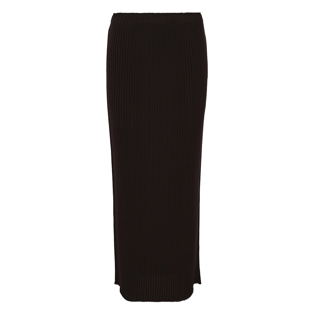 Pressed Flora Pleats Solid Pleated Skirt