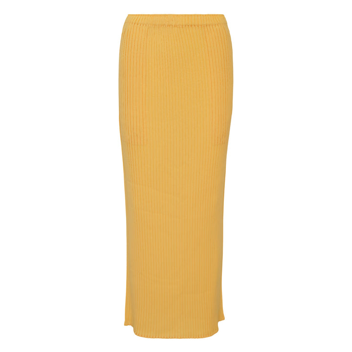 Pressed Flora Pleats Solid Pleated Skirt