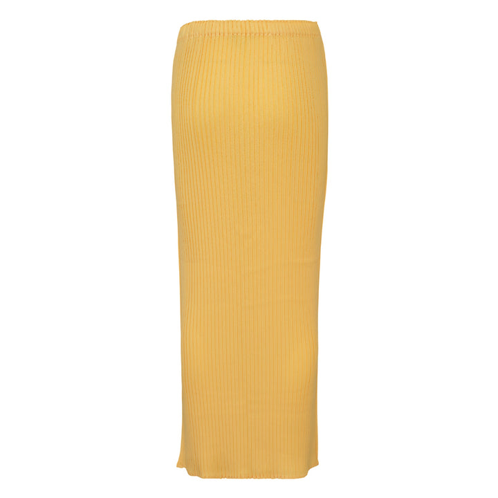 Pressed Flora Pleats Solid Pleated Skirt