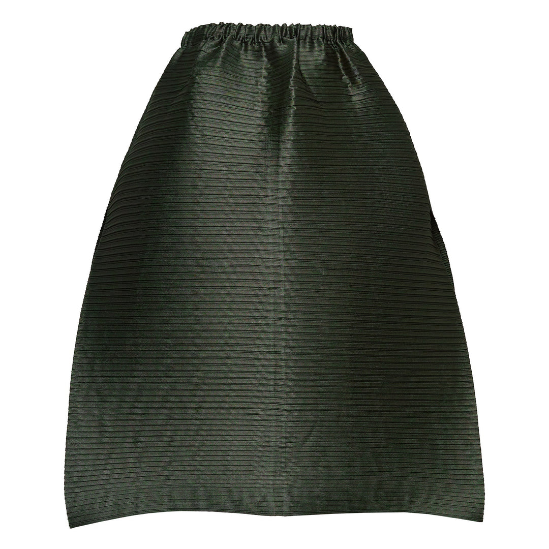 Paneled Pleats Pleated Skirt