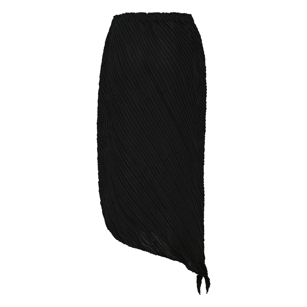 Wrinkled And Twisted Pleated Skirt