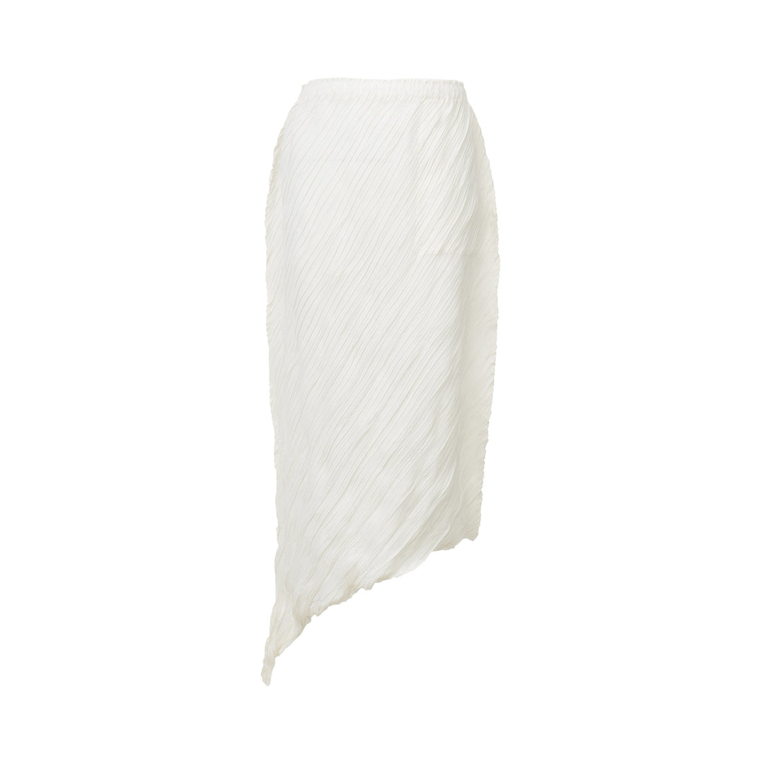 Wrinkled Twisted Pleated Skirt
