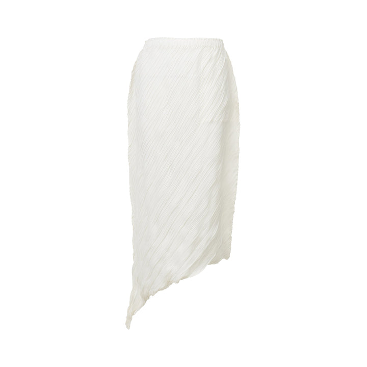 Wrinkled Twisted Pleated Skirt