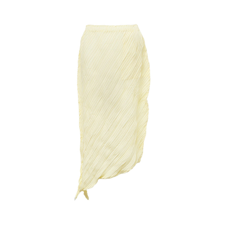 Wrinkled And Twisted Pleated Skirt