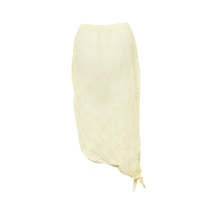 Wrinkled And Twisted Pleated Skirt