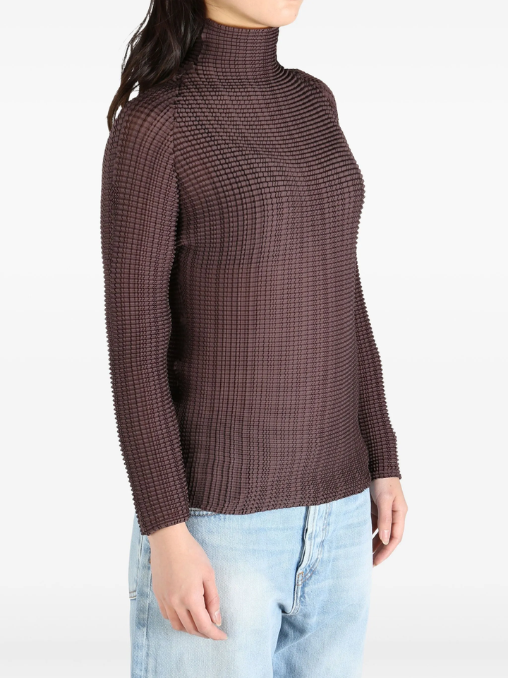 Wooly Pleats Pleated Top