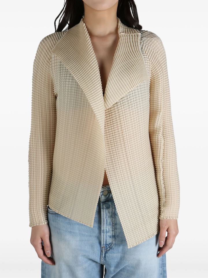 Wooly Pleats-56 Pleated Cardigan
