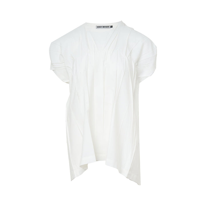 Crimped And Pressed Woven Top