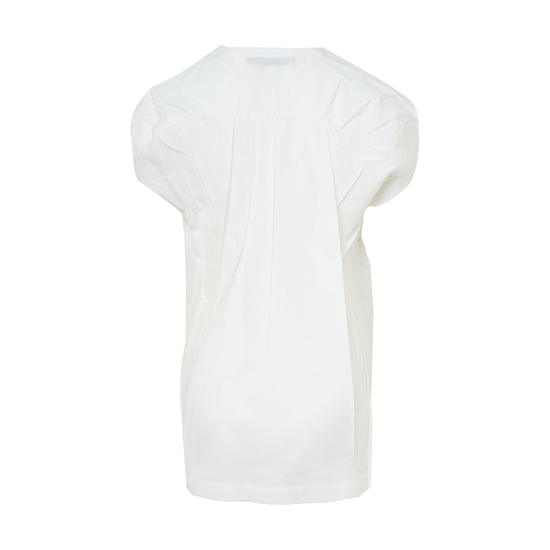 Crimped And Pressed Woven Top