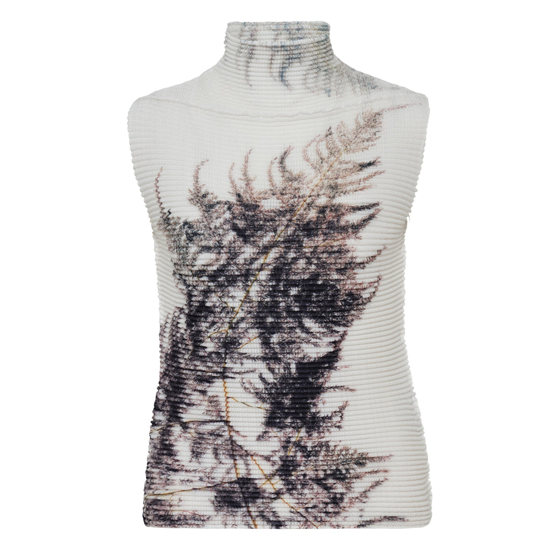 Pressed Flora Pleats Top