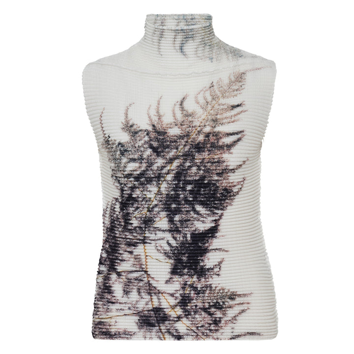 Pressed Flora Pleats Top