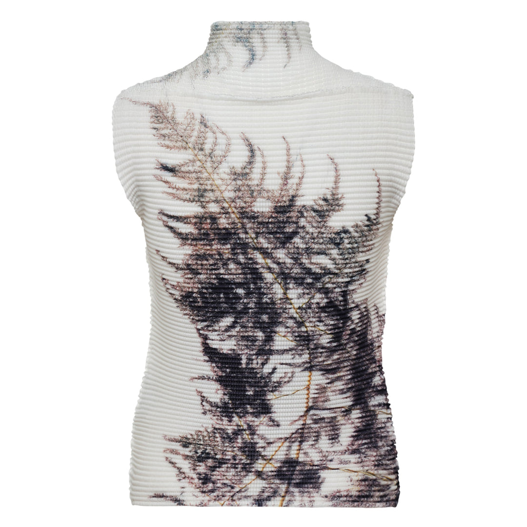 Pressed Flora Pleats Top