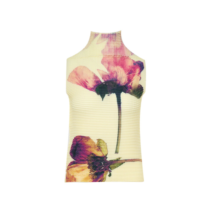 Pressed Flora Pleats Top
