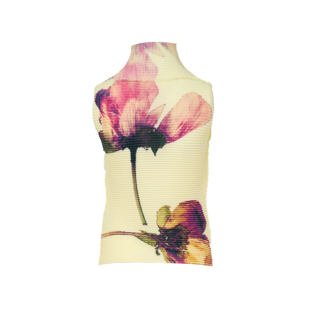 Pressed Flora Pleats Top