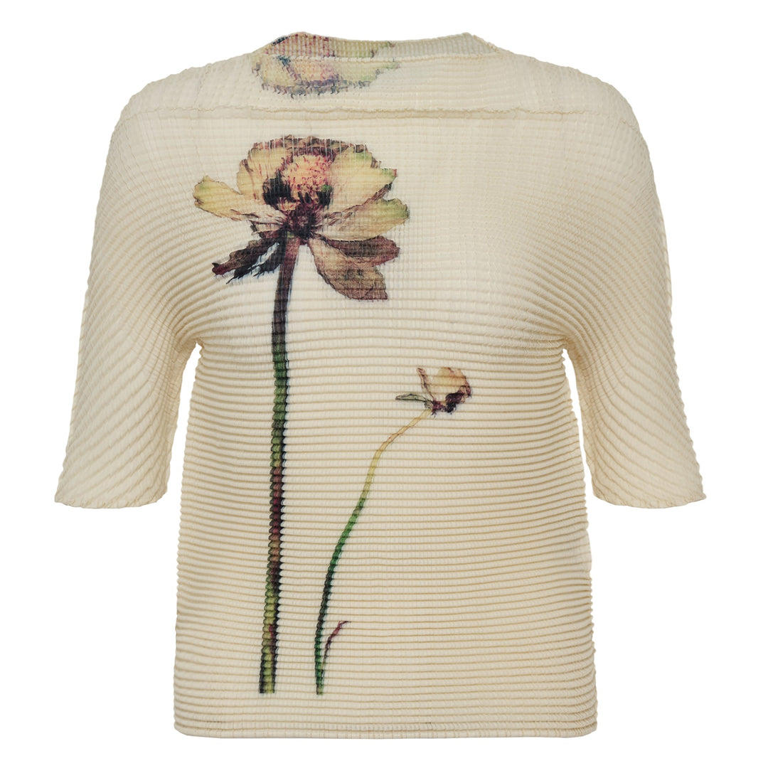Pressed Flora Pleats Top