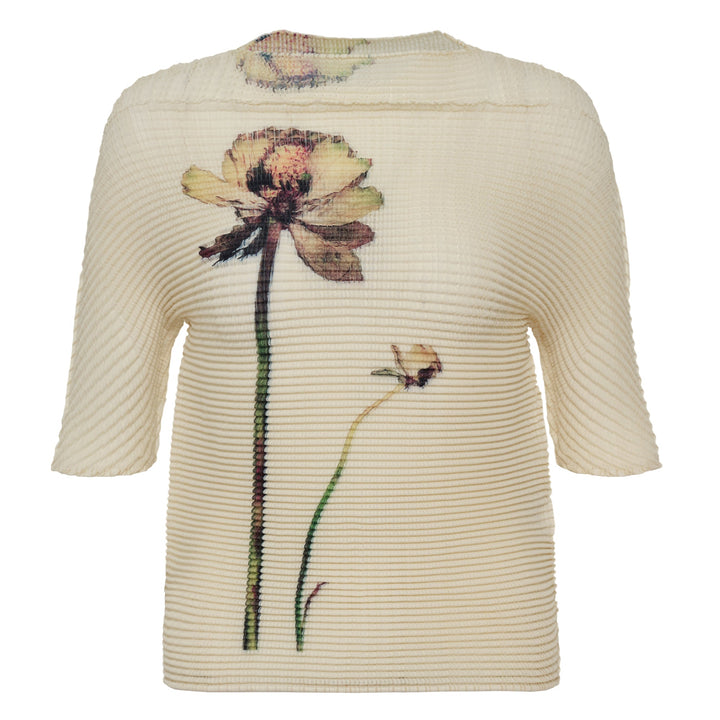 Pressed Flora Pleats Top
