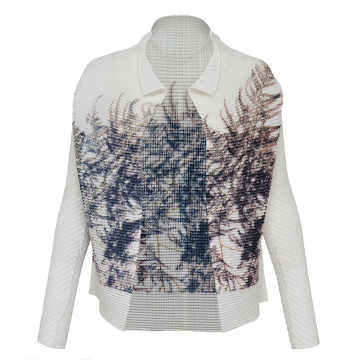 Pressed Flora Pleats Top