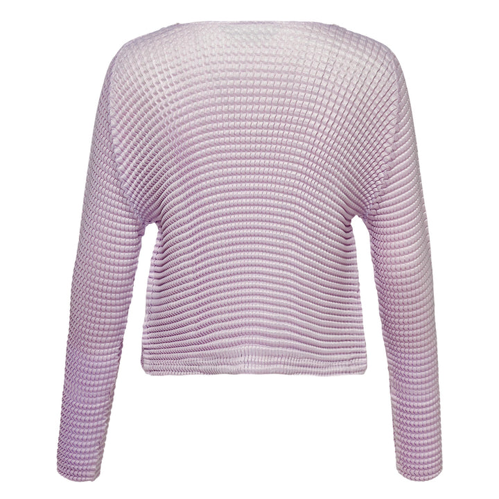 Suede Like Pleats Pleated Cardigan