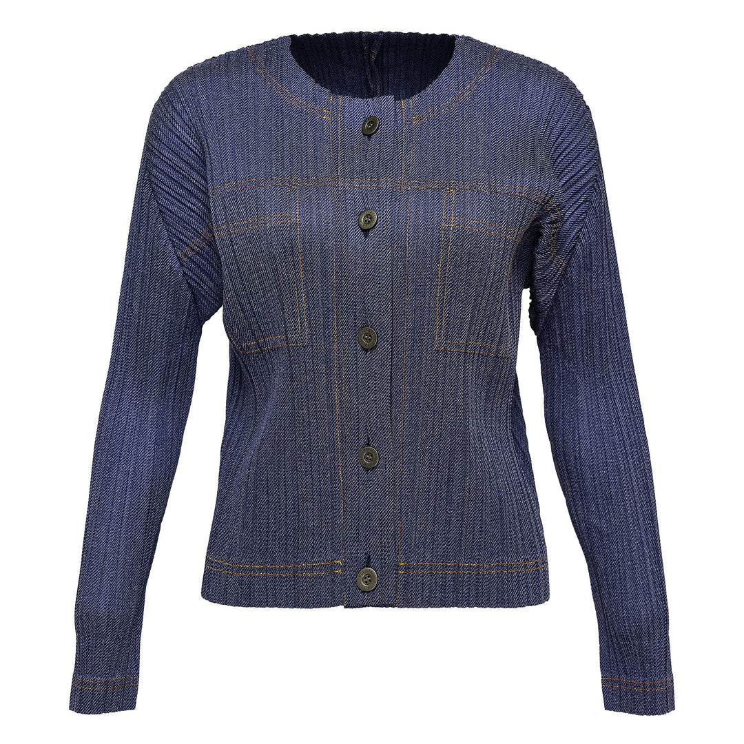 Cotton Denim Blouson