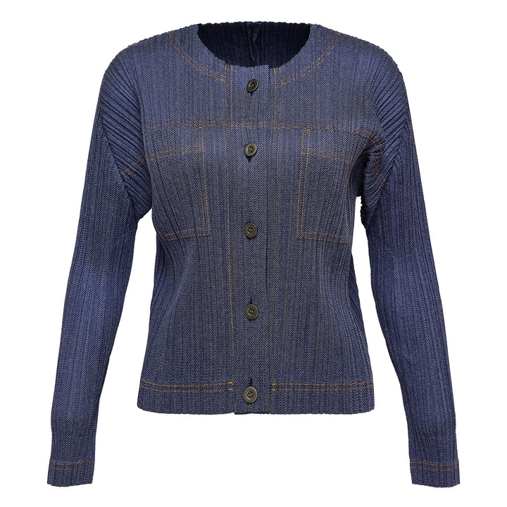 Cotton Denim Blouson