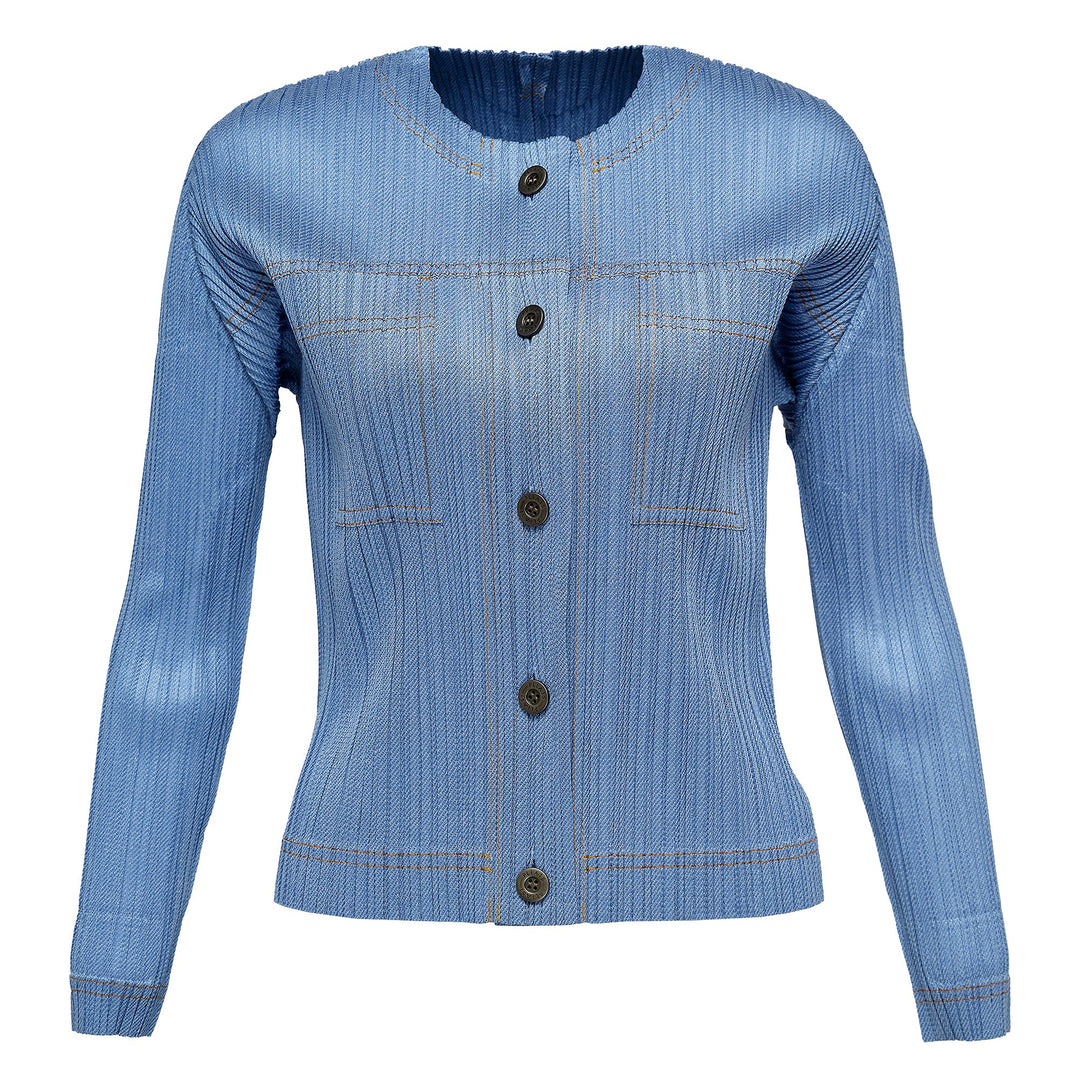 Cotton Denim Blouson