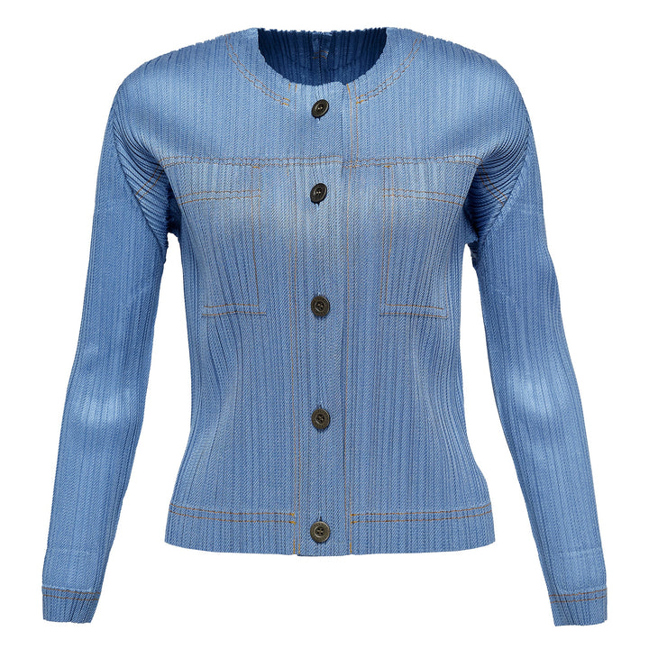 Cotton Denim Blouson