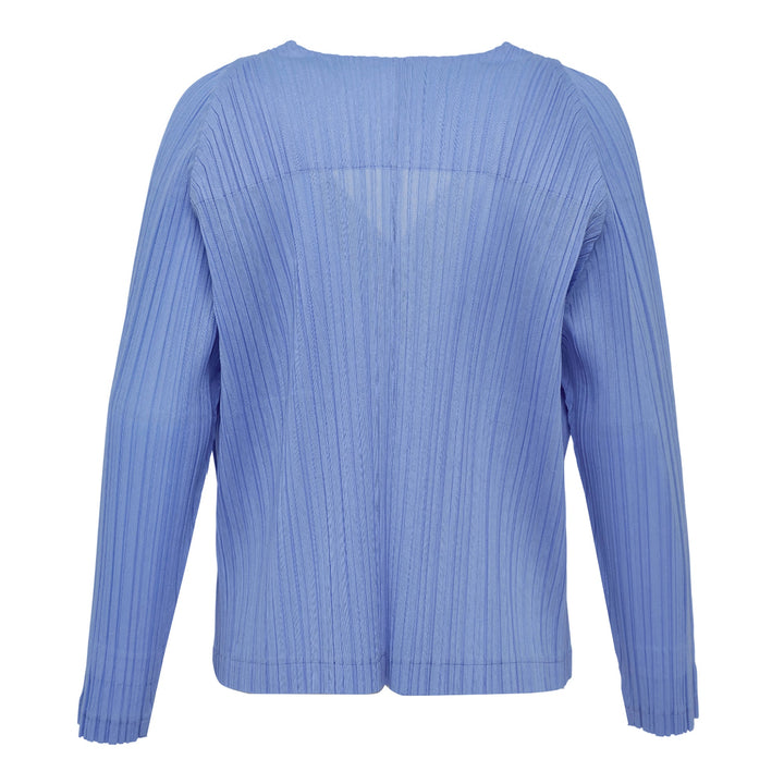 Ramie Pleats Cardigan