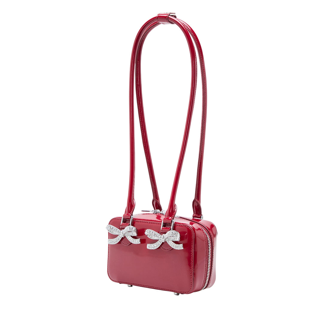 Burgundy Leather Shoulder Bag