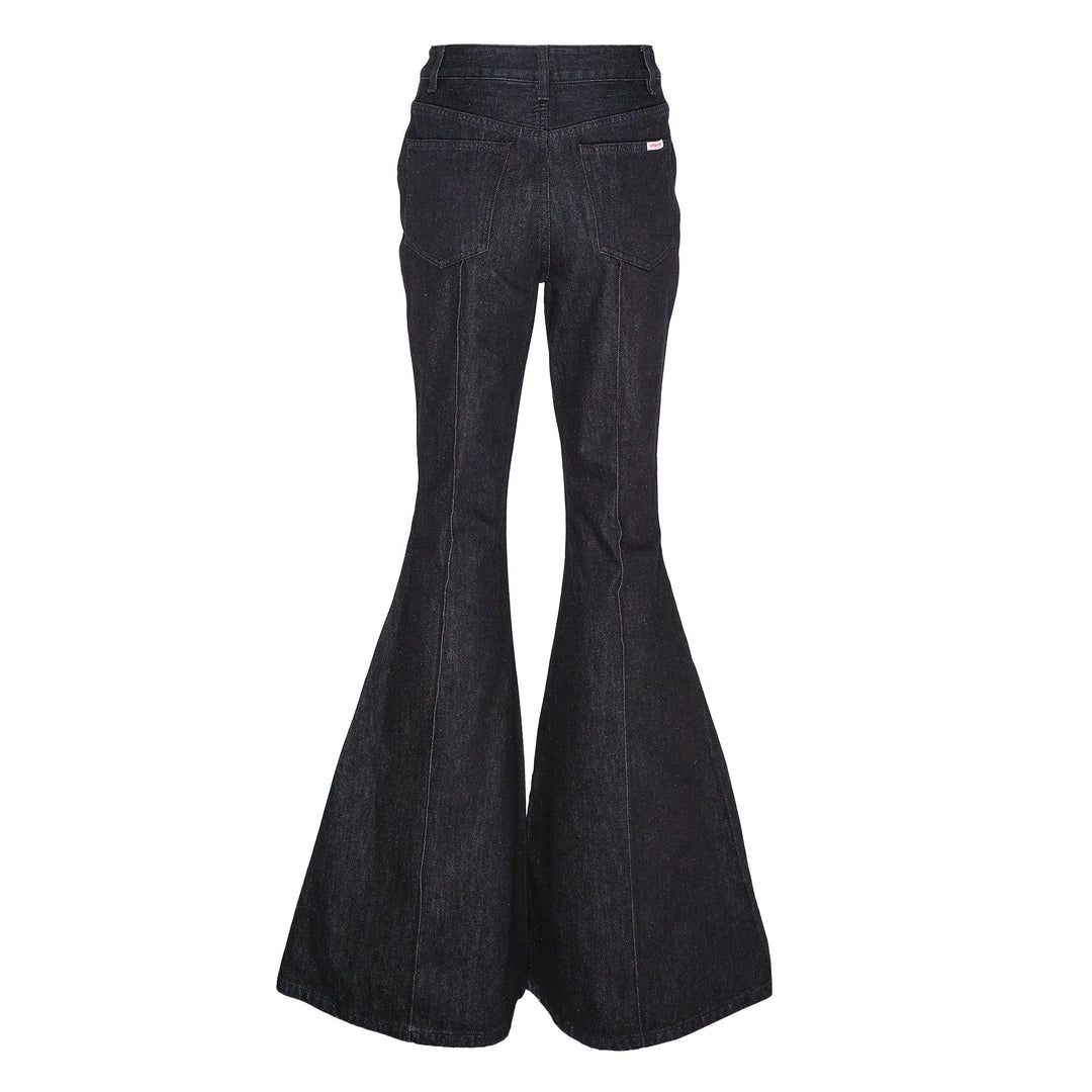 Black Denim Kickflare Jeans