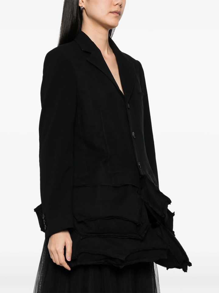 Wool Mesh Nylon Tulle Jacket