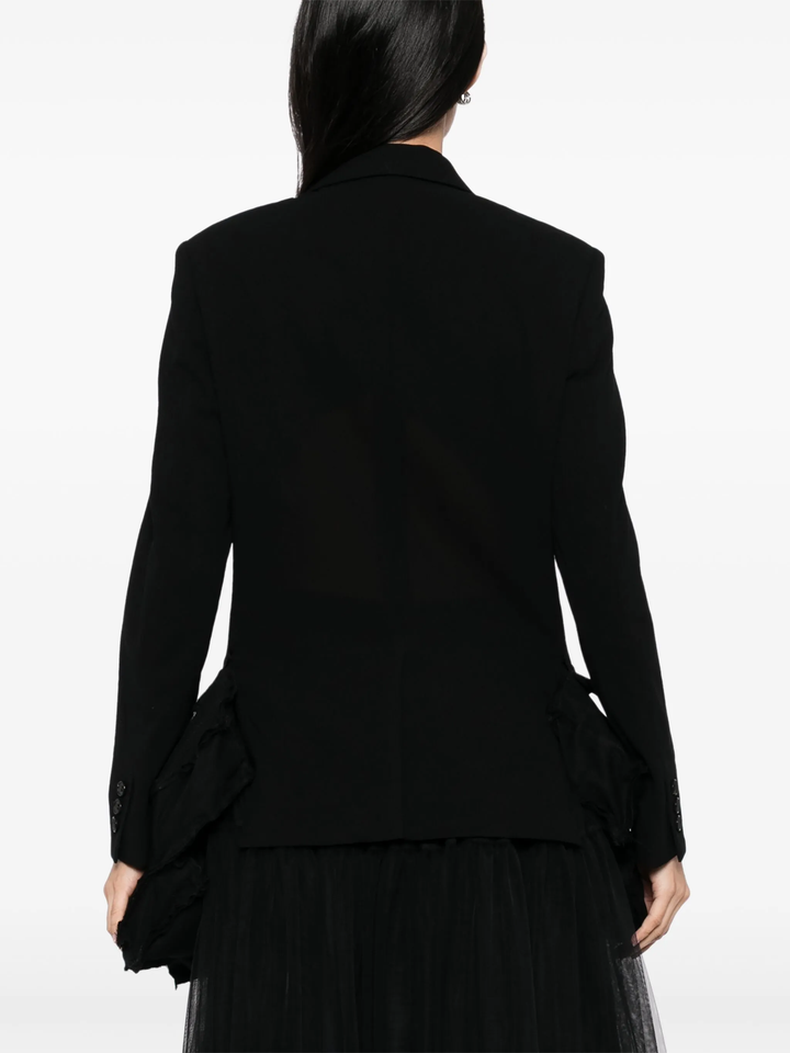 Wool Mesh Nylon Tulle Jacket