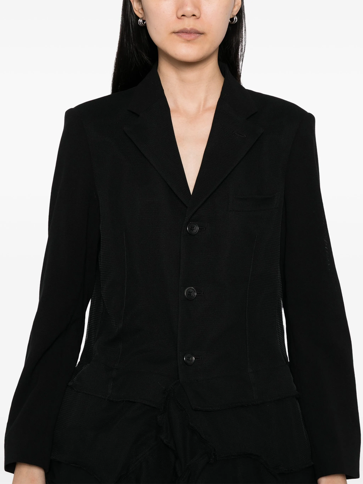Wool Mesh Nylon Tulle Jacket