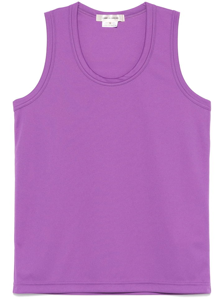Polyester Smooth Back Logo Tank