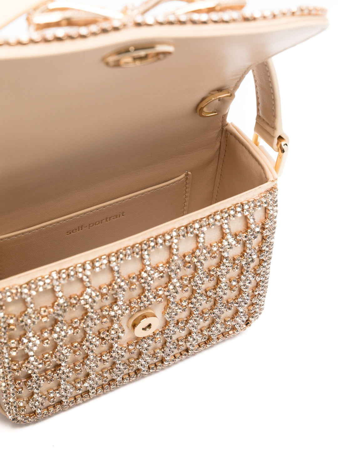 Gold Crystal Micro Bag