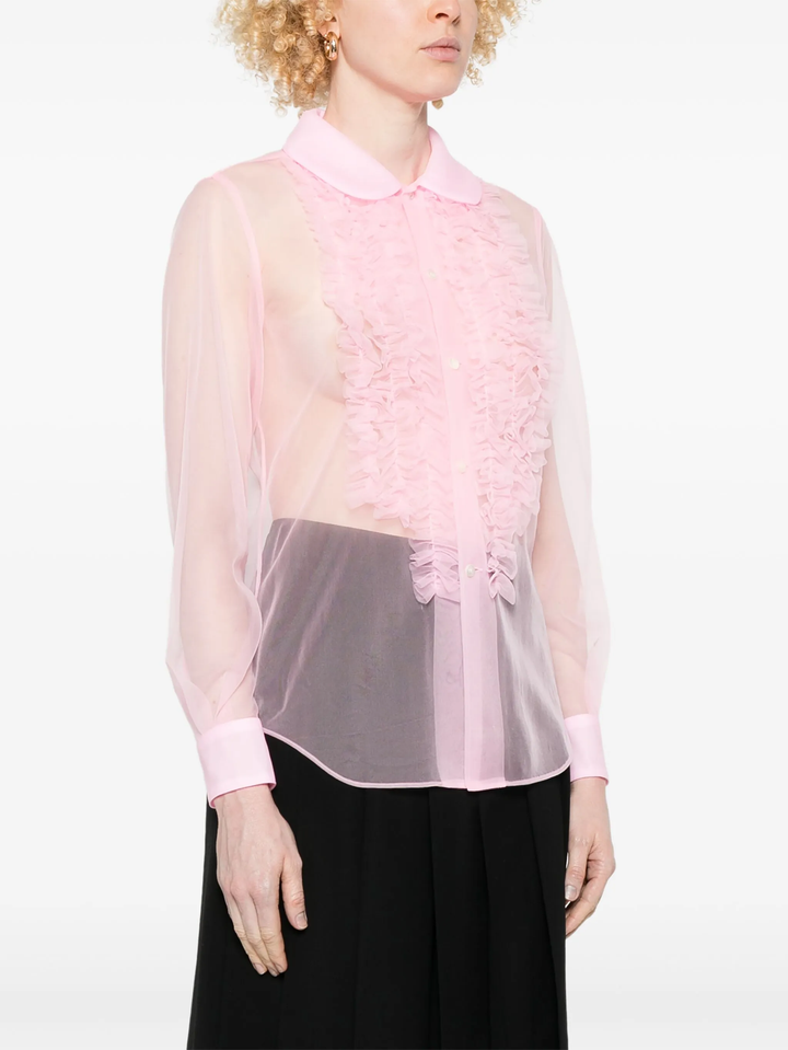 Nylon Tricot Thin Blouse