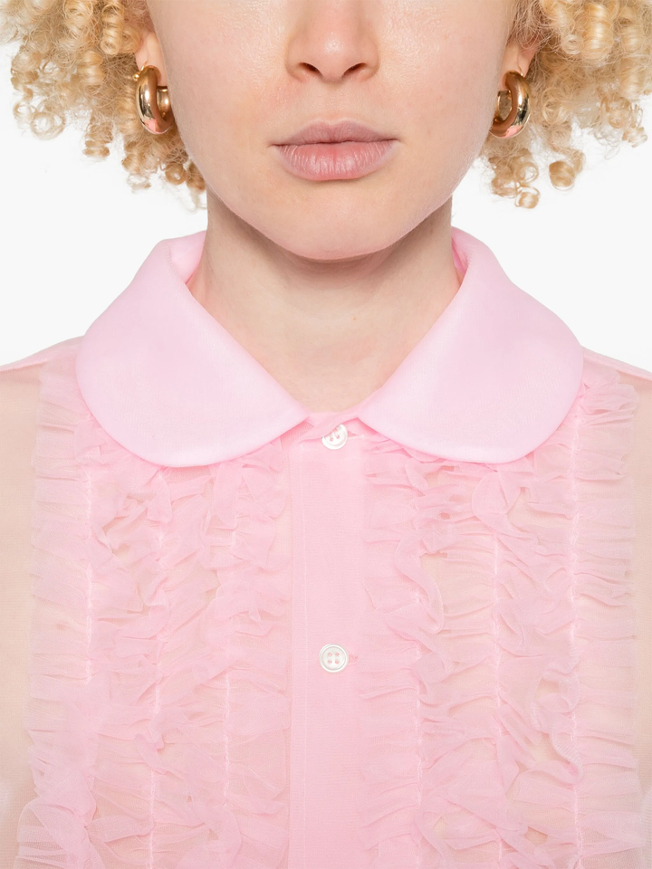 Nylon Tricot Thin Blouse