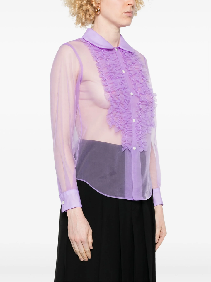 Nylon Tricot Thin Blouse