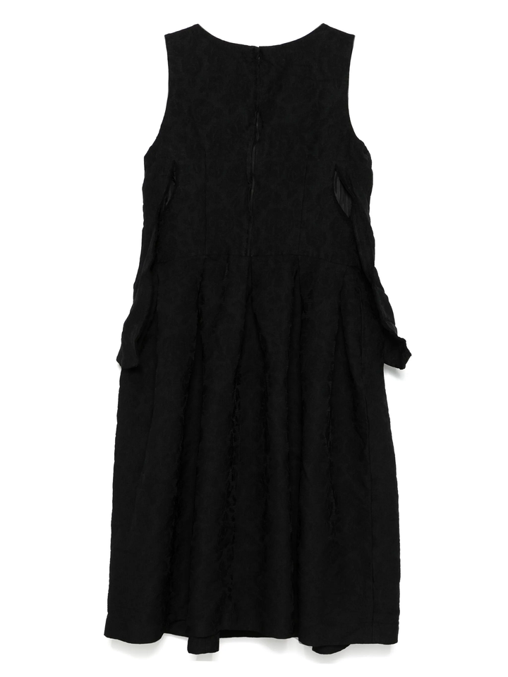 Jacquard Floral Pattern Dress