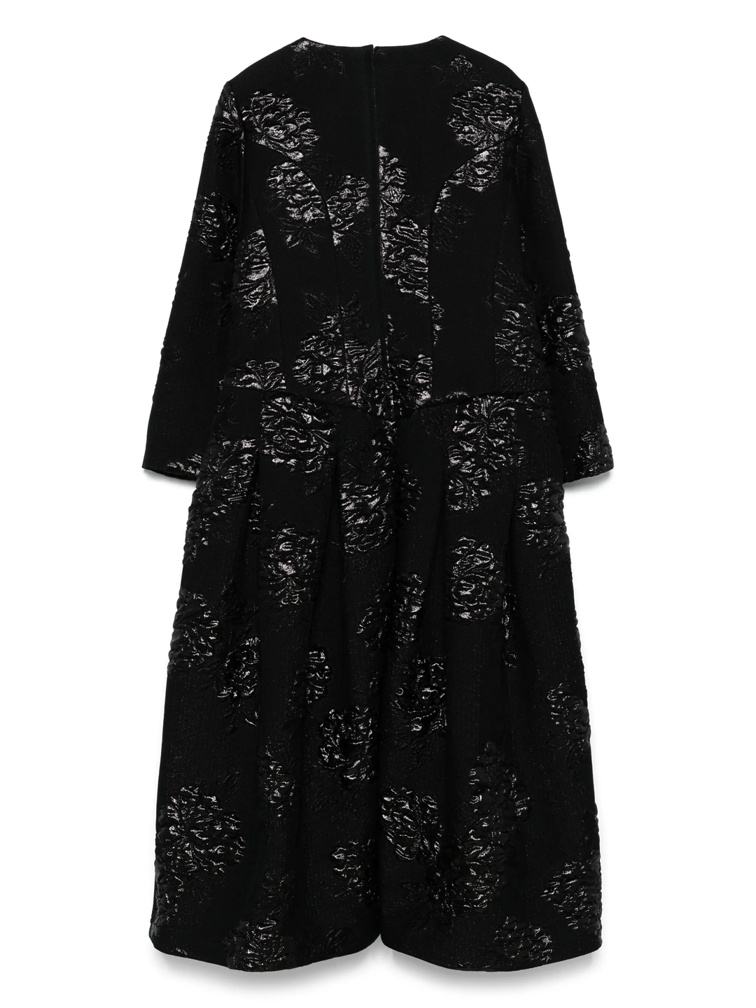Floating Jacquard Flower Pattern Dress