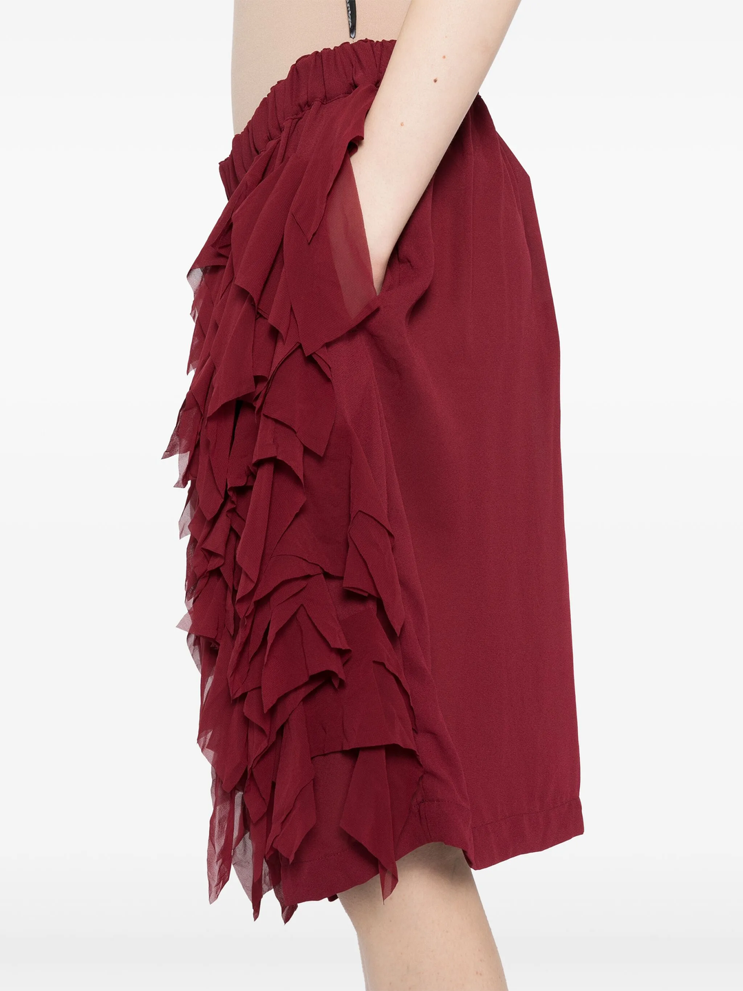 Polyester Georgette Thick Skirt