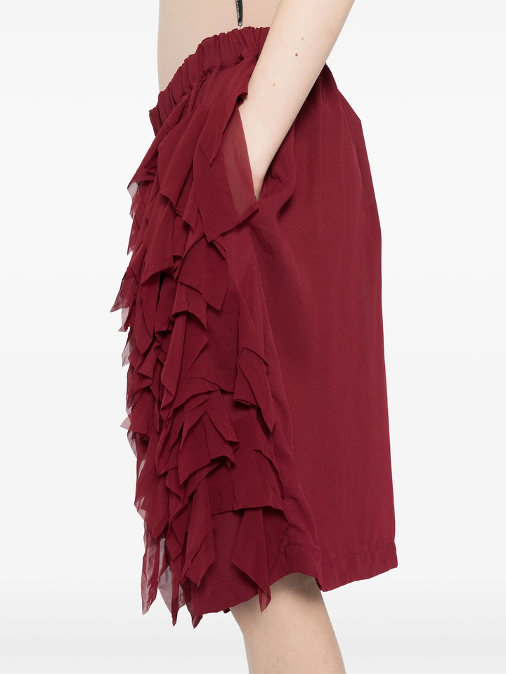 Polyester Georgette Thick Skirt