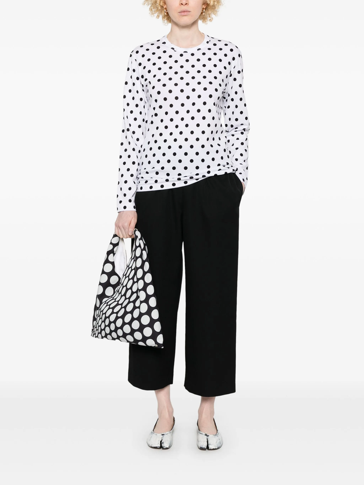 Jersey Print Polka Dots Pattern Tee